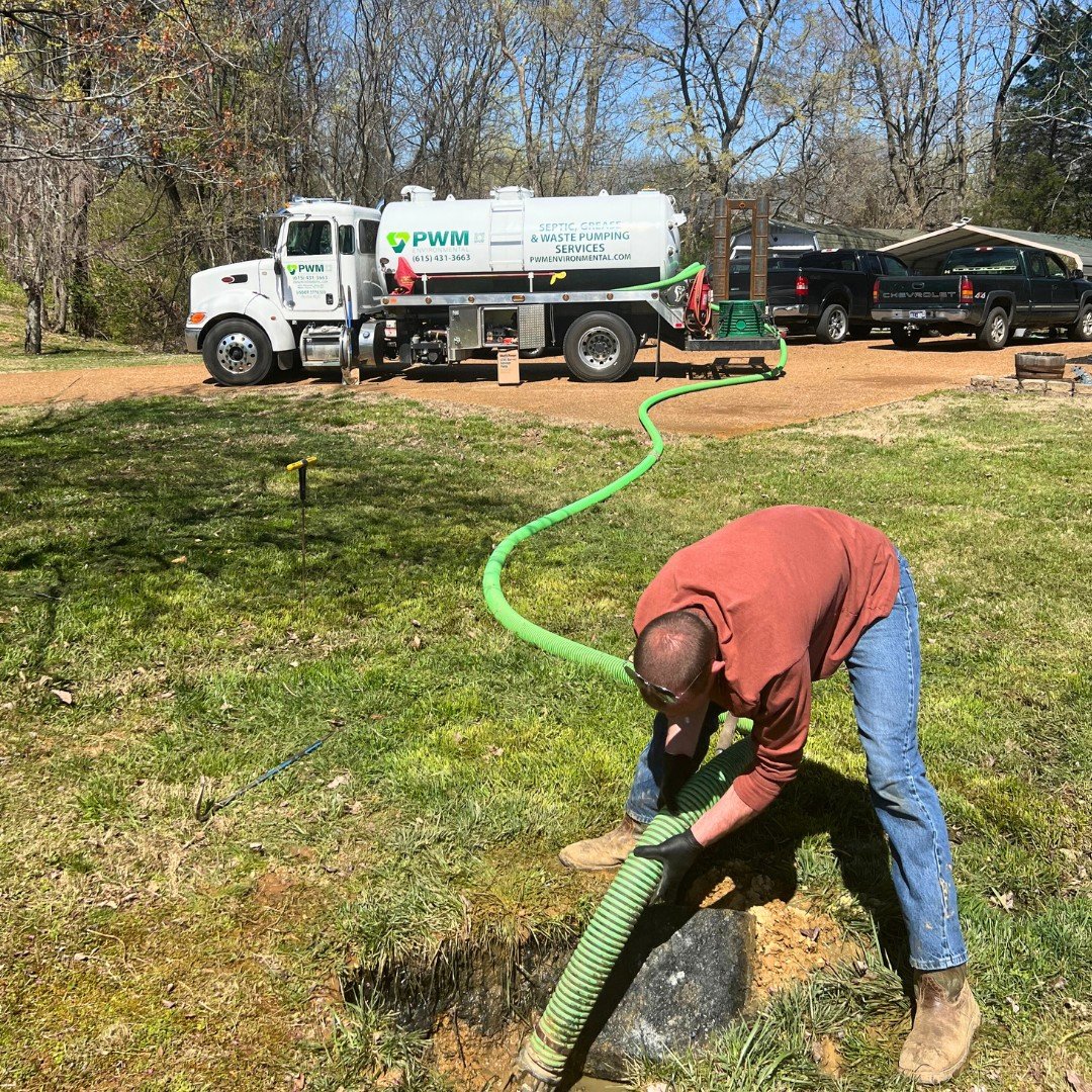 Pwm environmental septic tank pumping installation in middle